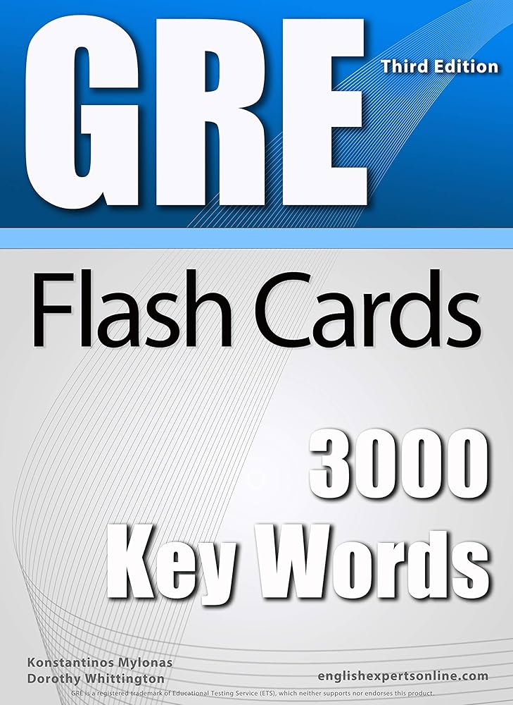 Amazon.com: GRE Flash Cards - 3000 Key Words: A powerful